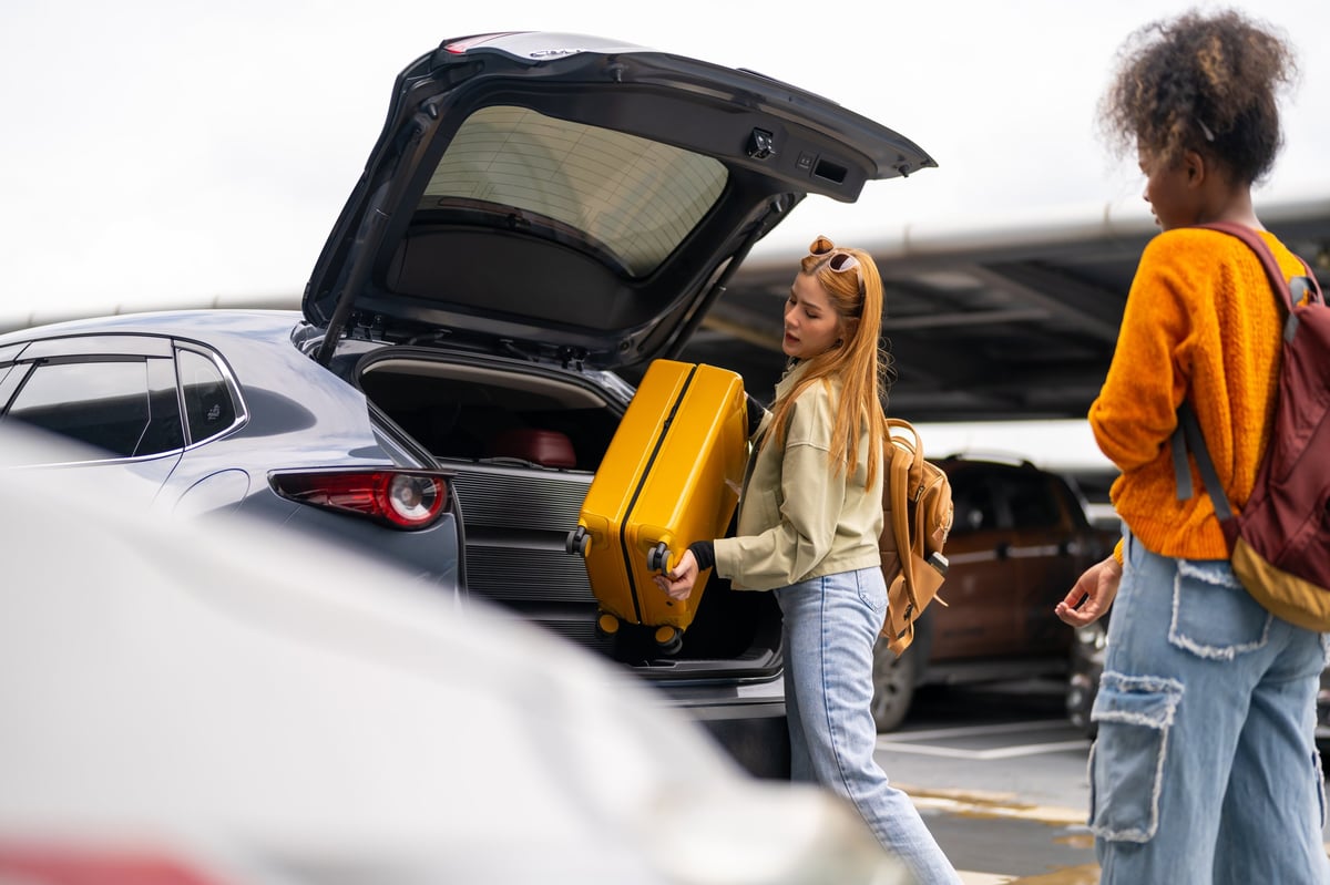 Economy car ready for pickup